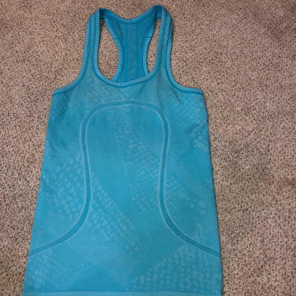 Teal Lululemon Tank size 2/4